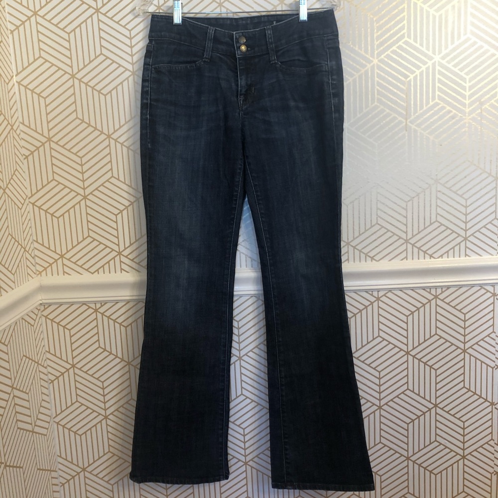 Bowery dark denim blue jeans